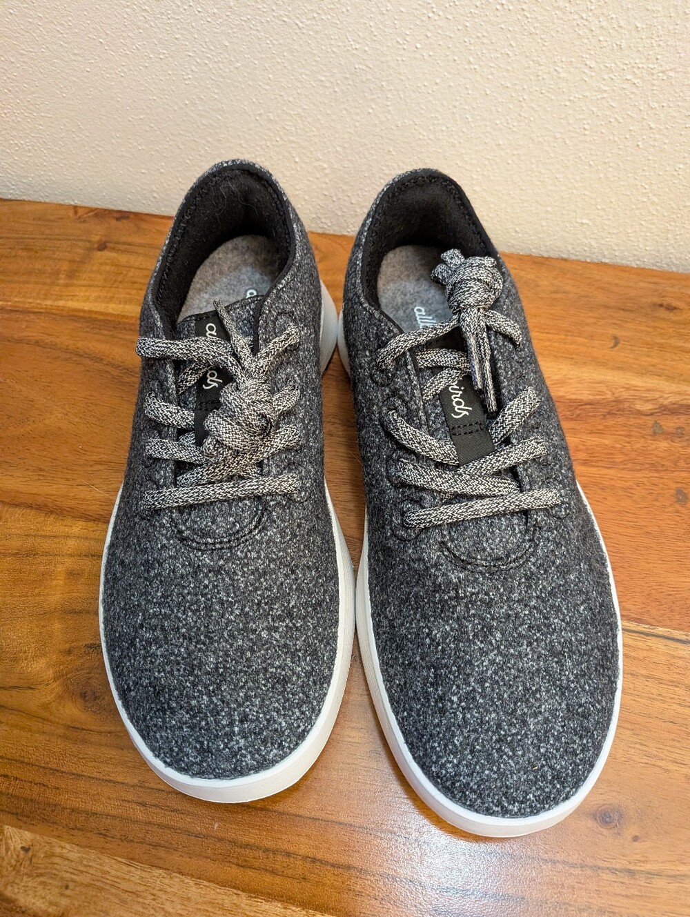 NEW Allbirds Women's Sneakers Charcoal Gray Wool Size 8.5
